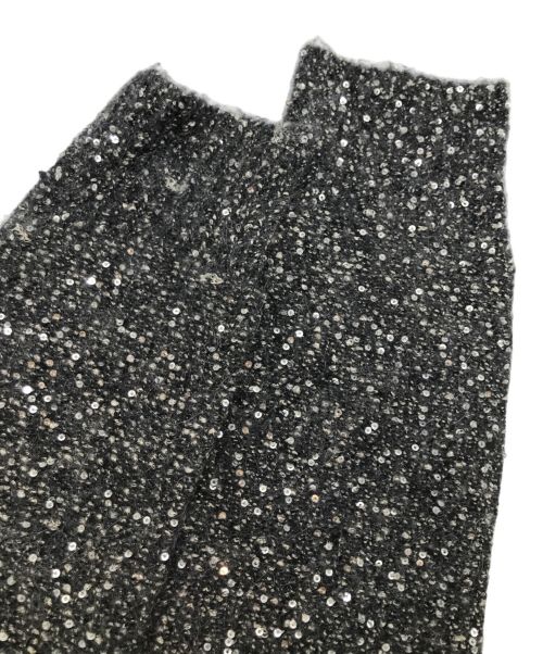 Curensology（カレンソロジー）Curensology (カレンソロジー) スパングルショートカーディガン グレー サイズ:Freeの古着・服飾アイテム