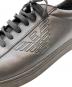 中古・古着 EMPORIO ARMANI (エンポリオアルマーニ) ACTION LEATHER SNEAKER ブラック サイズ:26cm：8000円