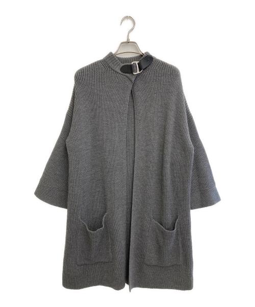 POLO RALPH LAUREN（ポロ・ラルフローレン）POLO RALPH LAUREN (ポロ・ラルフローレン) ラムウールロングカーディガン グレー サイズ:Sの古着・服飾アイテム