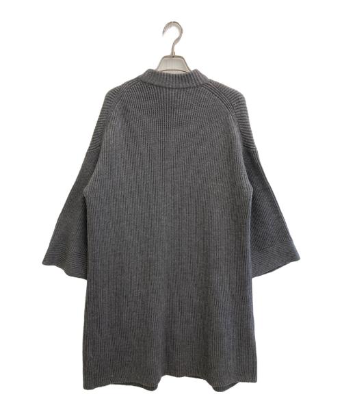 POLO RALPH LAUREN（ポロ・ラルフローレン）POLO RALPH LAUREN (ポロ・ラルフローレン) ラムウールロングカーディガン グレー サイズ:Sの古着・服飾アイテム