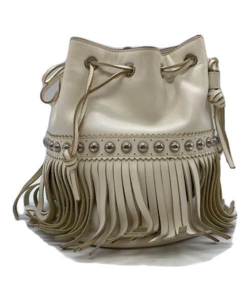 J&M DAVIDSON（ジェイ＆エム デヴィッドソン）J&M DAVIDSON (ジェイ＆エム デヴィッドソン) CARNIVAL M WITH STUDS ホワイトの古着・服飾アイテム