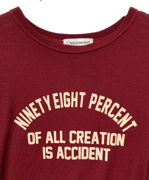 Americana（アメリカーナ）Americana (アメリカーナ) L'appartement (アパルトモン) ニット ボルドー サイズ:-の古着・服飾アイテム