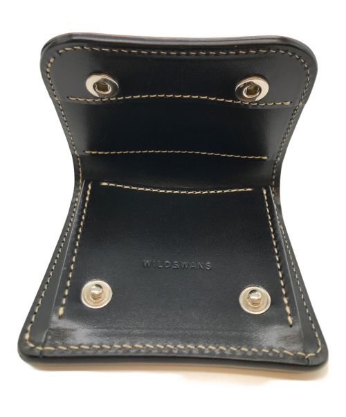WILDSWANS（ワイルドスワンズ）WILDSWANS (ワイルドスワンズ) PALM V2 2つ折り財布 ブラックの古着・服飾アイテム