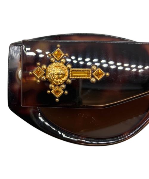 GIANNI VERSACE（ジャンニ・ヴェルサーチ）GIANNI VERSACE (ジャンニ・ヴェルサーチ) ヴィンテージサングラス ブラウンの古着・服飾アイテム