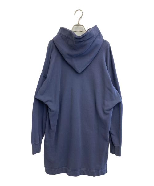 Vivienne Westwood ANGLOMANIA（ヴィヴィアンウエストウッドアングロマニア）VIVIENNE WESTWOOD ANGLOMANIA (ヴィヴィアンウエストウッドアングロマニア) プリントパーカーワンピース ネイビー サイズ:38の古着・服飾アイテム