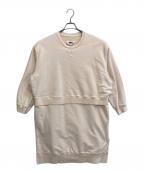 MM6 Maison Margielaエムエムシックスメゾンマルジェラ）の古着「スウェットワンピース」｜ピンク