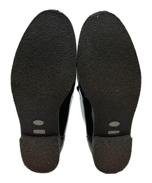 MARGARET HOWELL idea（マーガレット ハウエル アイディア）MARGARET HOWELL idea (マーガレット ハウエル アイディア) エナメルタッセルローファー ブラック サイズ:23.5の古着・服飾アイテム