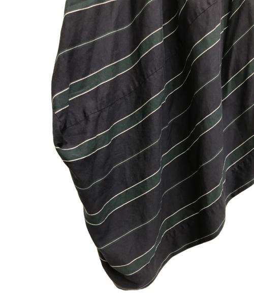 Vivienne Westwood ANGLOMANIA（ヴィヴィアンウエストウッドアングロマニア）VIVIENNE WESTWOOD ANGLOMANIA (ヴィヴィアンウエストウッドアングロマニア) Anglomania (アングロマニア) 変形スカート ネイビー×グリーン サイズ:38の古着・服飾アイテム