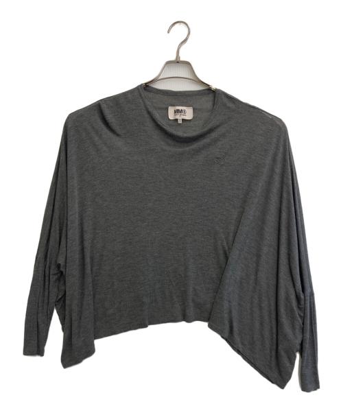 MM6 Maison Margiela（エムエムシックスメゾンマルジェラ）MM6 Maison Margiela (エムエムシックスメゾンマルジェラ) 20AW ドルマンカットソー グレー サイズ:Mの古着・服飾アイテム