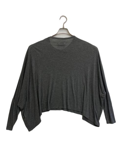 MM6 Maison Margiela（エムエムシックスメゾンマルジェラ）MM6 Maison Margiela (エムエムシックスメゾンマルジェラ) 20AW ドルマンカットソー グレー サイズ:Mの古着・服飾アイテム