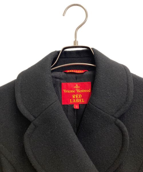 Vivienne Westwood RED LABEL（ヴィヴィアンウエストウッドレッドレーベル）Vivienne Westwood RED LABEL (ヴィヴィアンウエストウッドレッドレーベル) ウールコート ブラック サイズ:2の古着・服飾アイテム