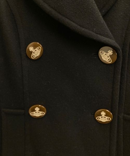 Vivienne Westwood RED LABEL（ヴィヴィアンウエストウッドレッドレーベル）Vivienne Westwood RED LABEL (ヴィヴィアンウエストウッドレッドレーベル) ウールコート ブラック サイズ:2の古着・服飾アイテム