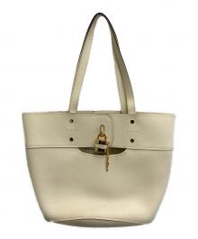 Chloe（クロエ）の古着「レザートートバッグ」｜アイボリー