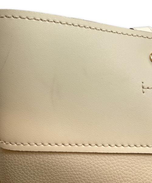 Chloe（クロエ）Chloe (クロエ) レザートートバッグ アイボリーの古着・服飾アイテム