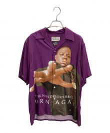 WACKO MARIA（ワコマリア）の古着「THE NOTORIOUS B.I.G/S/S HAWAIIAN SHIRT」｜パープル