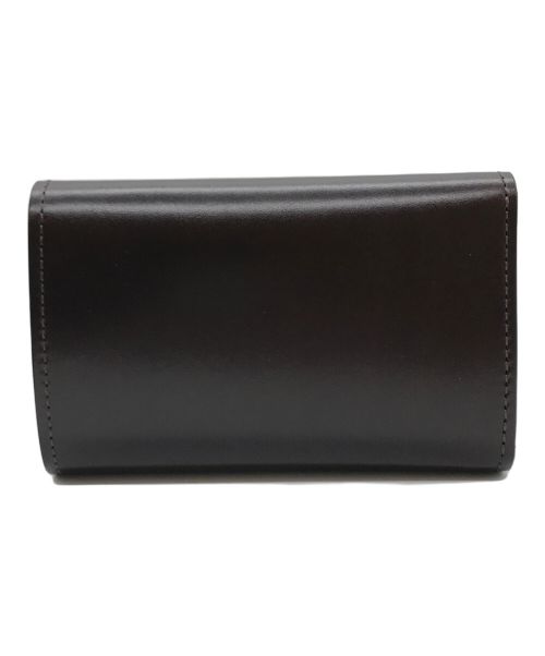 WILDSWANS（ワイルドスワンズ）WILDSWANS (ワイルドスワンズ) バーン サドルプルアップ 3つ折り財布 ブラウンの古着・服飾アイテム