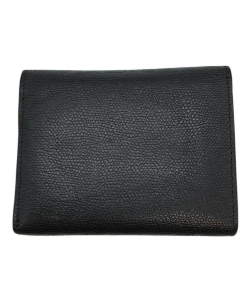 Valextra（ヴァレクストラ）Valextra (ヴァレクストラ) 3つ折り財布 イジィデ ウォレット ブラックの古着・服飾アイテム