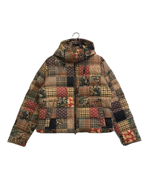 POLO RALPH LAUREN（ポロ・ラルフローレン）POLO RALPH LAUREN (ポロ・ラルフローレン) パッチワークダウンジャケット ベージュ サイズ:L 未使用品の古着・服飾アイテム