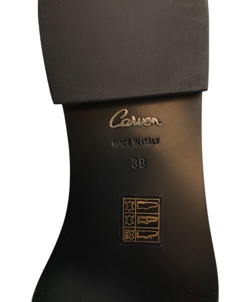 CARVEN（カルヴェン）CARVEN (カルヴェン) フロントジップブーツ ブラック サイズ:24の古着・服飾アイテム