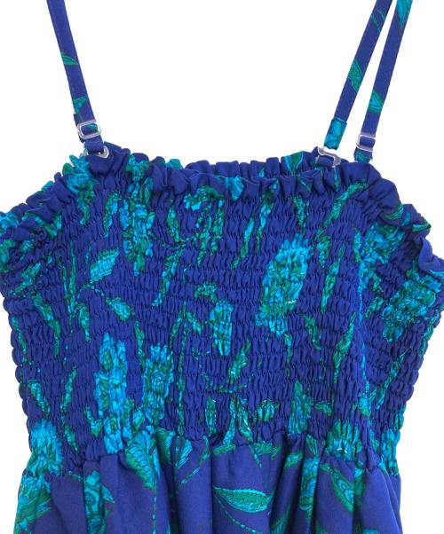 MARIHA（マリハ）MARIHA (マリハ) シルクキャミソールワンピース ブルー サイズ:-の古着・服飾アイテム