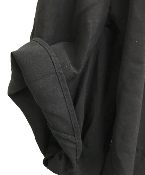 YOHJI YAMAMOTO（ヨウジヤマモト）YOHJI YAMAMOTO (ヨウジヤマモト) シアーアシンメトリーワンピース ブラック サイズ:Sの古着・服飾アイテム
