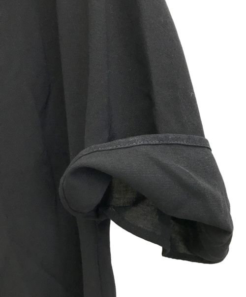 YOHJI YAMAMOTO（ヨウジヤマモト）YOHJI YAMAMOTO (ヨウジヤマモト) シアーアシンメトリーワンピース ブラック サイズ:Sの古着・服飾アイテム