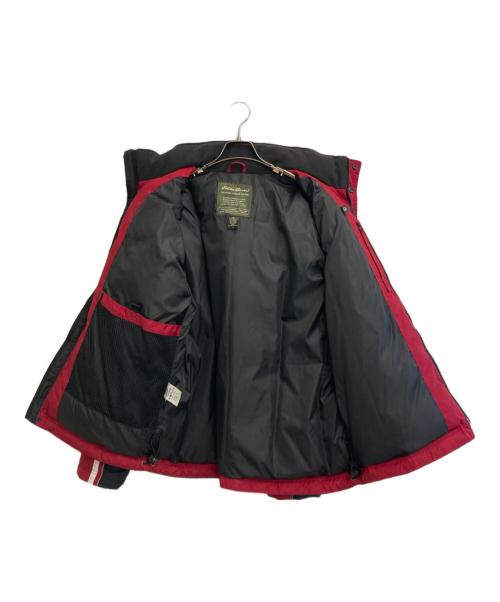 Eddie Bauer（エディーバウアー）Eddie Bauer (エディーバウアー) 古着ダウンジャケット ブラック×レッド サイズ:SIZE Lの古着・服飾アイテム