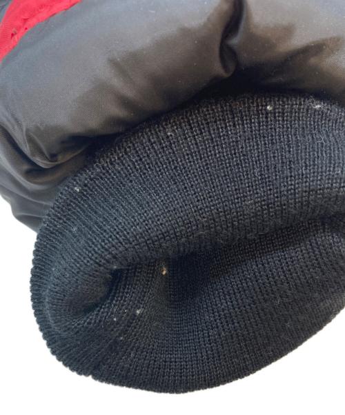 Eddie Bauer（エディーバウアー）Eddie Bauer (エディーバウアー) 古着ダウンジャケット ブラック×レッド サイズ:SIZE Lの古着・服飾アイテム