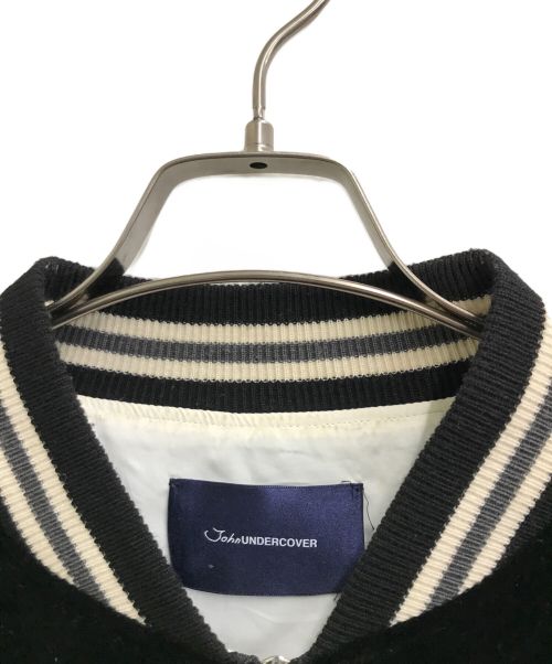 JohnUNDERCOVER（ジョンアンダーカバー）JohnUNDERCOVER (ジョンアンダーカバー) スーベニアブルゾン ブラック サイズ:４の古着・服飾アイテム