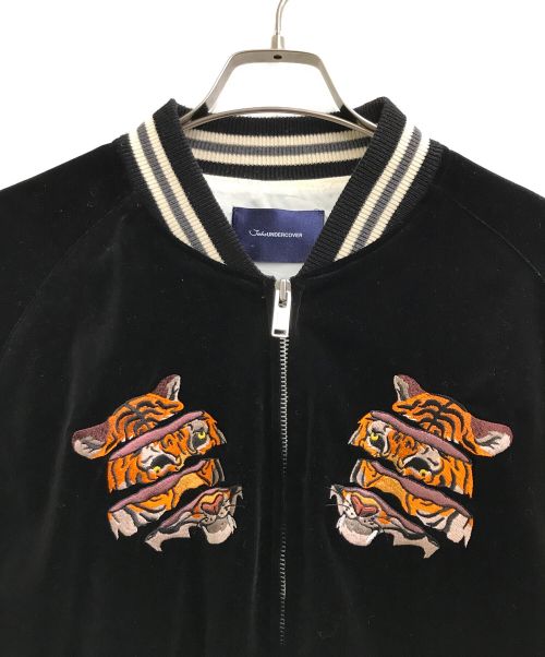JohnUNDERCOVER（ジョンアンダーカバー）JohnUNDERCOVER (ジョンアンダーカバー) スーベニアブルゾン ブラック サイズ:４の古着・服飾アイテム