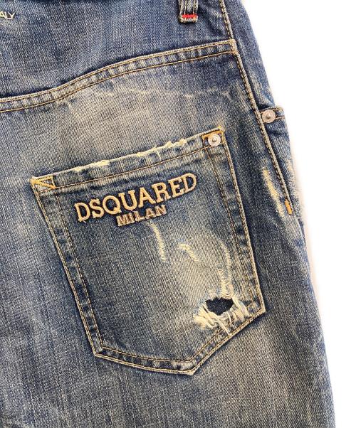 DSQUARED2（ディースクエアード）DSQUARED2 (ディースクエアード) KENNY TWISTデニムパンツ インディゴ サイズ:SIZE 111cm (W44)の古着・服飾アイテム