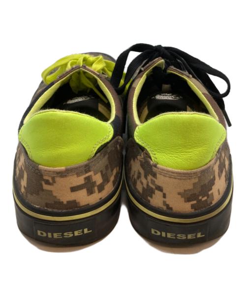 DIESEL（ディーゼル）DIESEL (ディーゼル) スニーカー オリーブ サイズ:27.5の古着・服飾アイテム