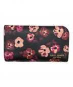Kate Spadeケイトスペード）の古着「デヴィン フォール ポピーズ」｜ブラック×ピンク