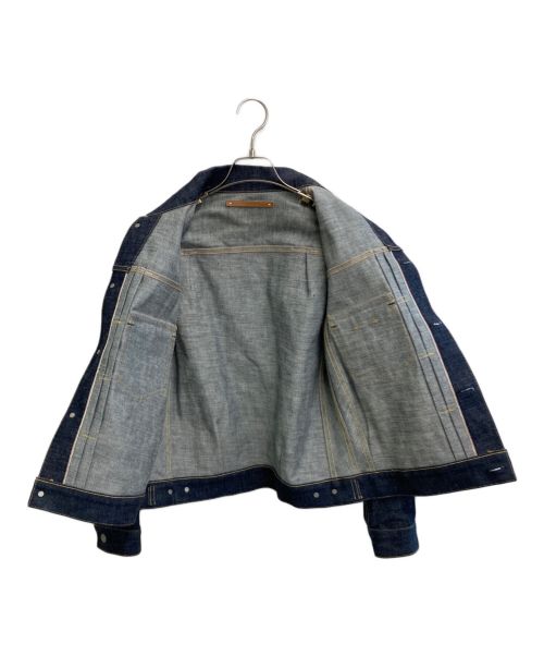 SCYEBASICS（サイベーシックス）SCYEBASICS (サイベーシックス) セルビッチデニムトラッカージャケット インディゴ サイズ:-の古着・服飾アイテム