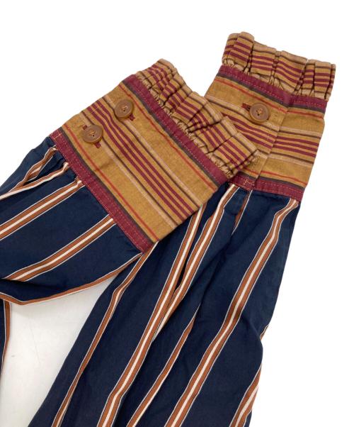 Vivienne Westwood RED LABEL（ヴィヴィアンウエストウッドレッドレーベル）Vivienne Westwood RED LABEL (ヴィヴィアンウエストウッドレッドレーベル) ストライプブザムシャツ ネイビー サイズ:Mの古着・服飾アイテム