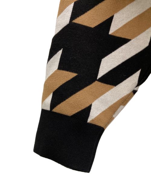 HUGO BOSS（ヒューゴ ボス）HUGO BOSS (ヒューゴ ボス) ニットパーカー マルチカラー サイズ:Mの古着・服飾アイテム