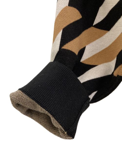 HUGO BOSS（ヒューゴ ボス）HUGO BOSS (ヒューゴ ボス) ニットパーカー マルチカラー サイズ:Mの古着・服飾アイテム