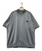 Needlesニードルズ）の古着「S/S Mock Neck Tee Jersey」｜ターコイズ