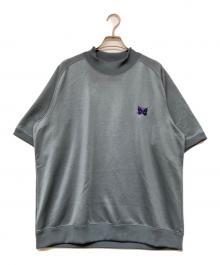 Needles（ニードルズ）の古着「S/S Mock Neck Tee Jersey」｜ターコイズ