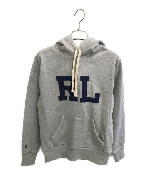 POLO RALPH LAUREN（ポロ・ラルフローレン）POLO RALPH LAUREN (ポロ・ラルフローレン) プルオーバーパーカー グレー サイズ:XSの古着・服飾アイテム