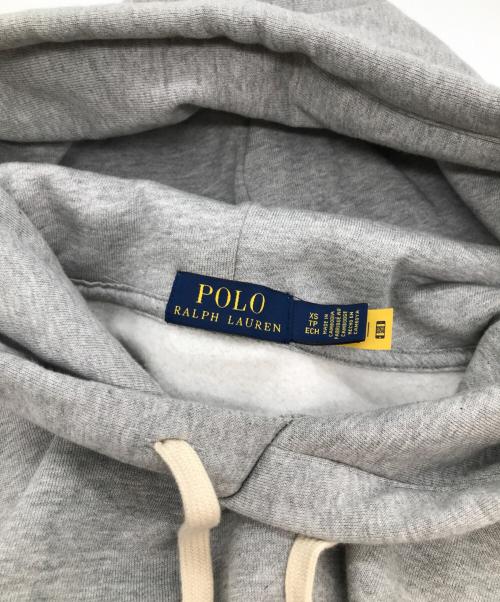 POLO RALPH LAUREN（ポロ・ラルフローレン）POLO RALPH LAUREN (ポロ・ラルフローレン) プルオーバーパーカー グレー サイズ:XSの古着・服飾アイテム