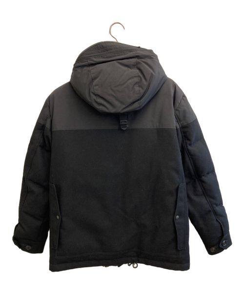 POLO RALPH LAUREN（ポロ・ラルフローレン）POLO RALPH LAUREN (ポロ・ラルフローレン) ウール切替ダウンジャケット ブラック サイズ:Mの古着・服飾アイテム
