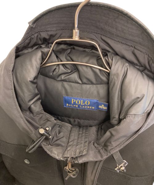 POLO RALPH LAUREN（ポロ・ラルフローレン）POLO RALPH LAUREN (ポロ・ラルフローレン) ウール切替ダウンジャケット ブラック サイズ:Mの古着・服飾アイテム