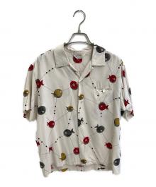 Star OF HOLLYWOOD（スターオブハリウッド）の古着「オープンカラーシャツ」｜ホワイト