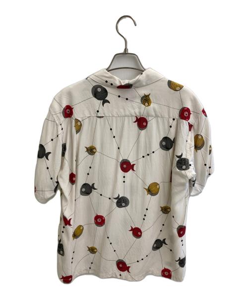 Star OF HOLLYWOOD（スターオブハリウッド）STAR OF HOLLYWOOD (スターオブハリウッド) オープンカラーシャツ ホワイト サイズ:Mの古着・服飾アイテム