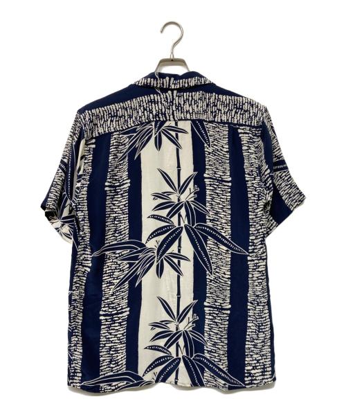 AVANTI（アヴァンティ）AVANTI (アヴァンティ) シルクアロハシャツ ネイビー サイズ:XSの古着・服飾アイテム