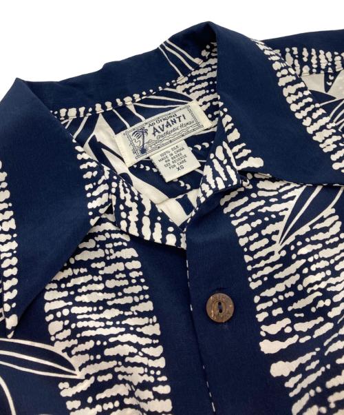 AVANTI（アヴァンティ）AVANTI (アヴァンティ) シルクアロハシャツ ネイビー サイズ:XSの古着・服飾アイテム