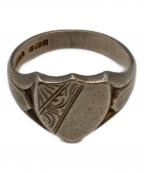 --）の古着「ヴィンテージ彫刻リング」｜シルバー