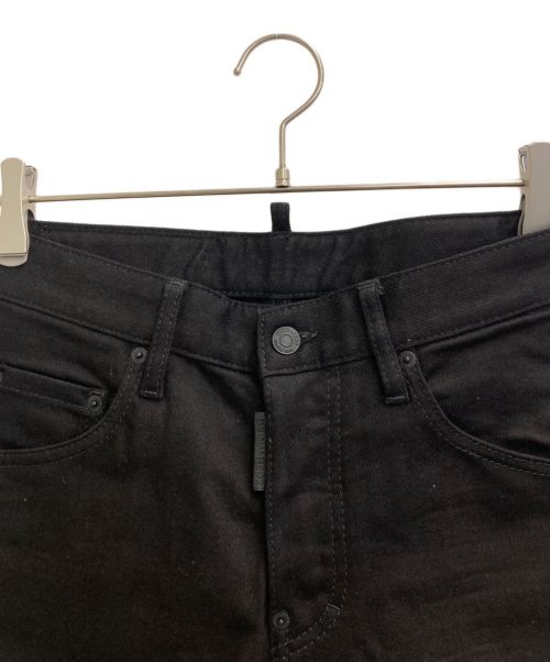DSQUARED2（ディースクエアード）DSQUARED2 (ディースクエアード) Black Bull Skater Jean ブラック サイズ:42の古着・服飾アイテム