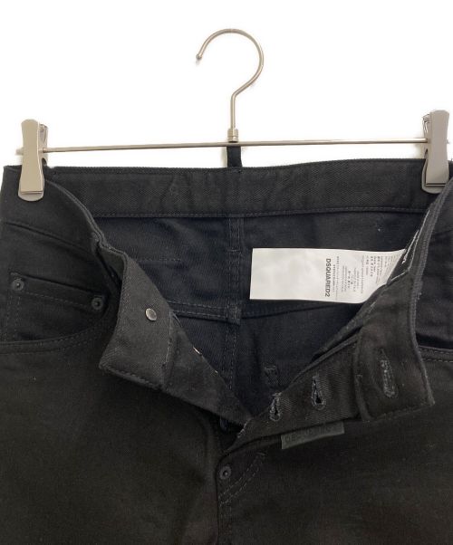DSQUARED2（ディースクエアード）DSQUARED2 (ディースクエアード) Black Bull Skater Jean ブラック サイズ:42の古着・服飾アイテム